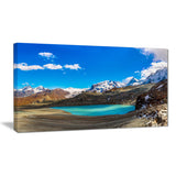 alps mountain fountain photography canvas art print PT7207