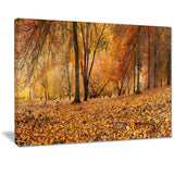 brown autumn panorama landscape photo canvas print PT7214