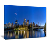 calgary skyline cityscape photography canvas art print PT7363