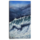 storm in ocean seascape photography canvas print PT7614