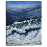 storm in ocean seascape photography canvas print PT7614