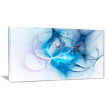 blue nebula star abstract digital art canvas print PT7741