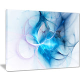 blue nebula star abstract digital art canvas print PT7741