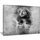 jesus christ portrait digital art canvas print PT7957