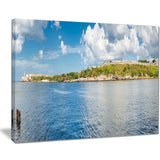 the bay of havana panorama seascape photo canvas print PT7991