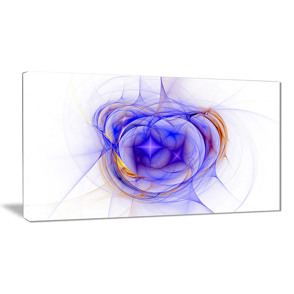 blue bright star nebula abstract digital art canvas print PT8007