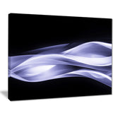 fractal lines purple in black abstract digital art canvas print PT8008