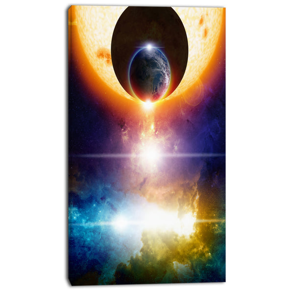 abstract space background abstract digital art canvas print PT8065