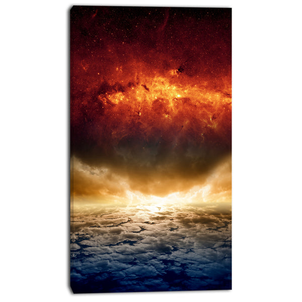 dramatic apocalyPTic design modern spacescape canvas print PT8071