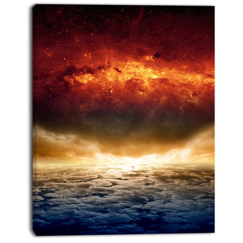 dramatic apocalyPTic design modern spacescape canvas print PT8071
