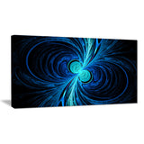 blue fractal wallpaper abstract digital art canvas print PT8331