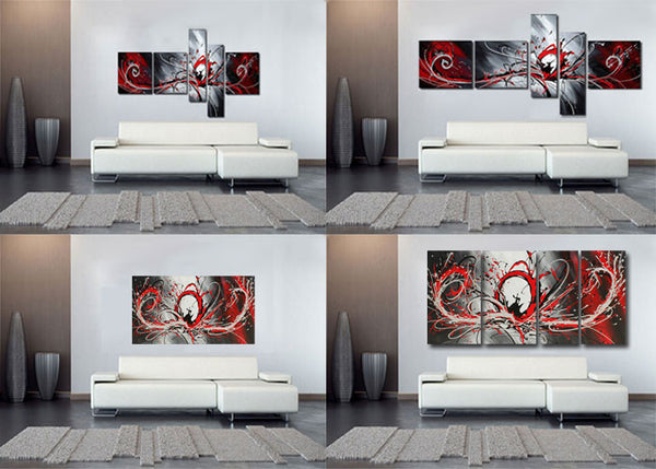 Custom Fine Art - Multi-Panel Paintings 120x58in