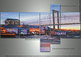 Multipanel Cityscape Art Sweden 342 - 48x24in