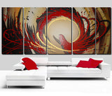 Custom Size Multi Panels Paintings 140x48in