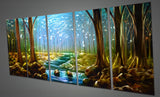 Forest Metal Wall Art 60x24