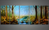 Forest Metal Wall Art 60x24